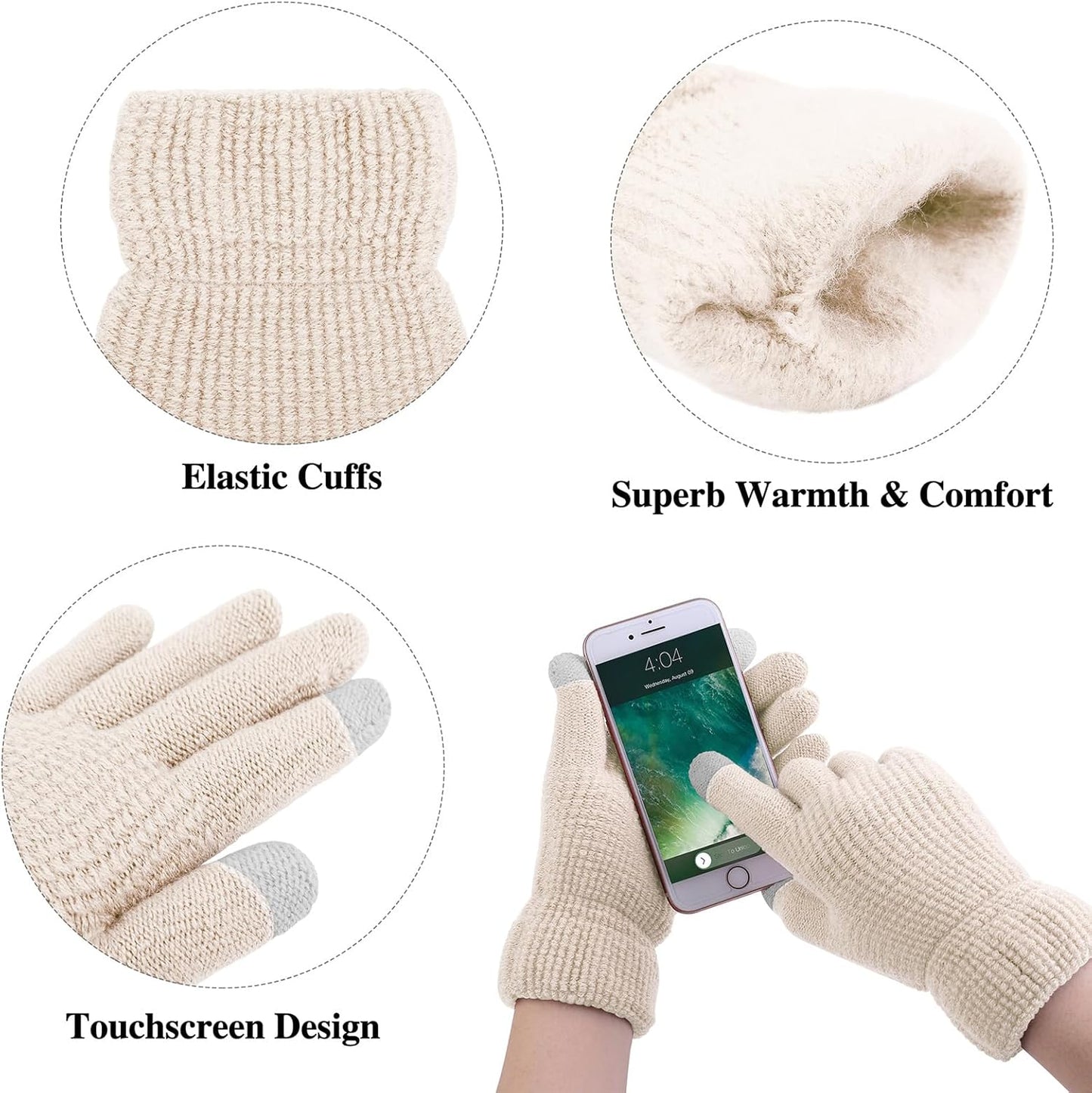 Womens Winter Fur Set