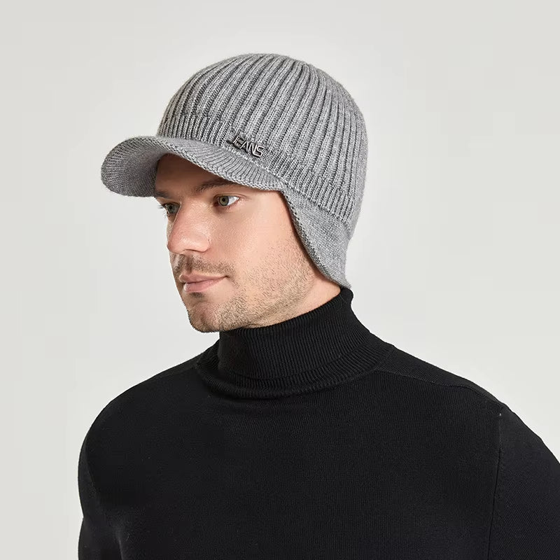 Knitted Winter Hat With Ear Protection