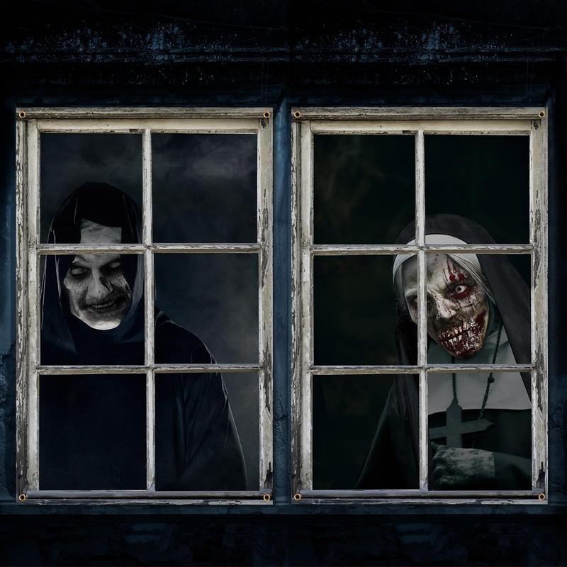 Halloween Curtain Decor