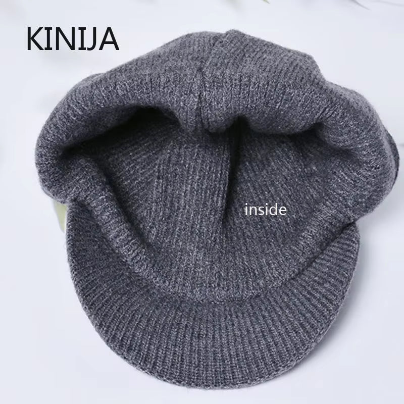 Knitted Winter Hat With Ear Protection