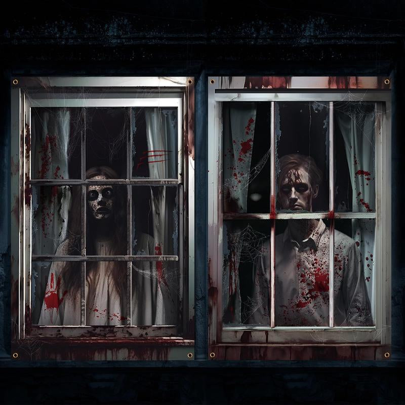Halloween Curtain Decor