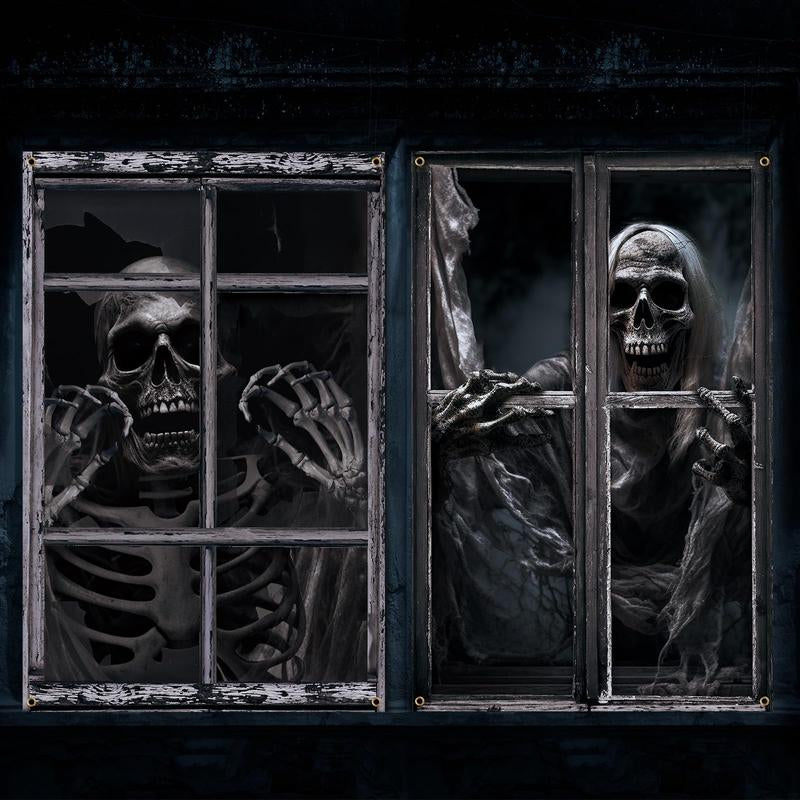 Halloween Curtain Decor