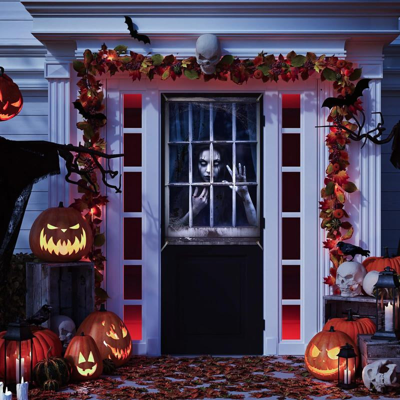 Halloween Curtain Decor