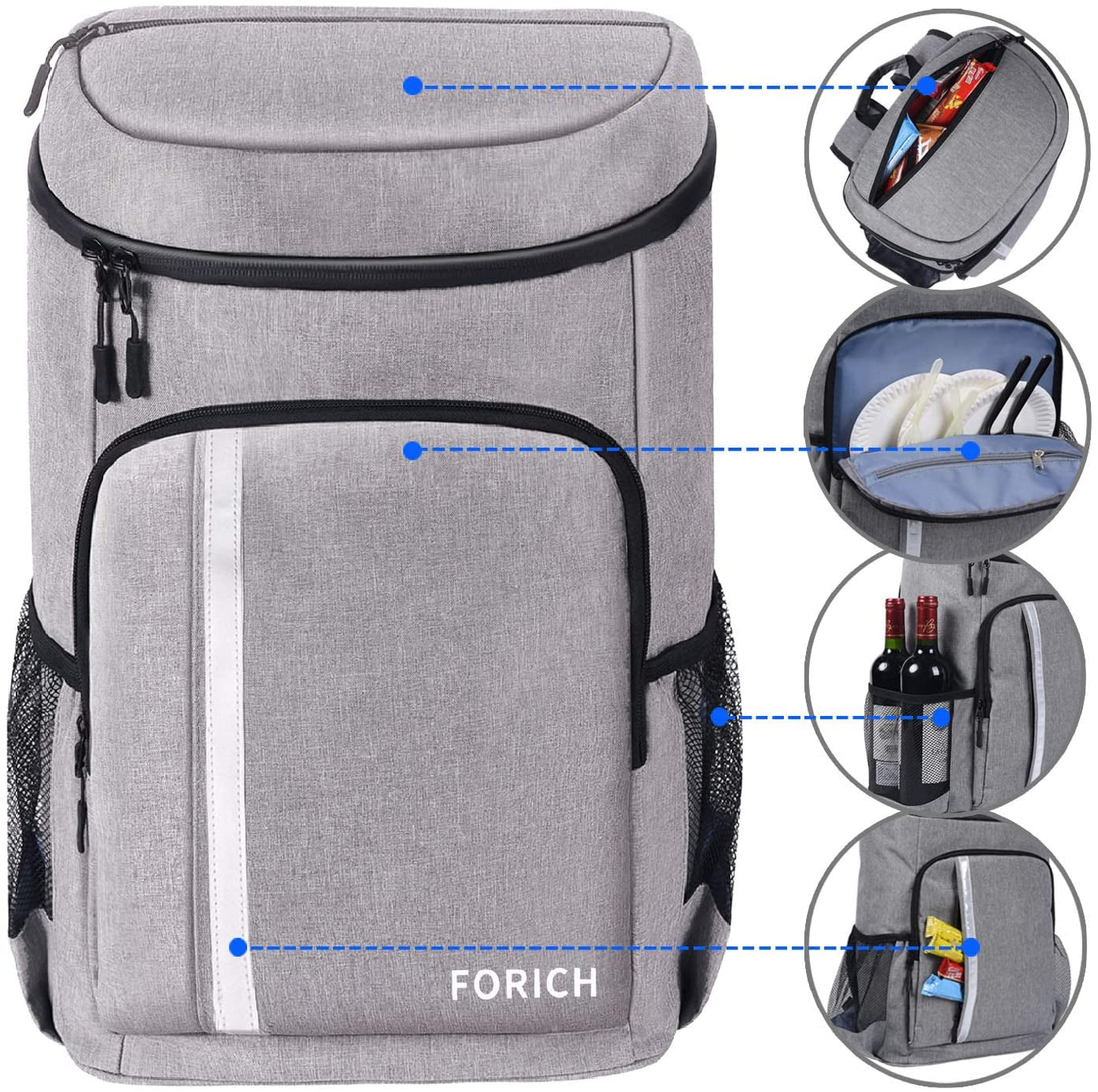  Leakproof Insulated Waterproof Backpack Cooler