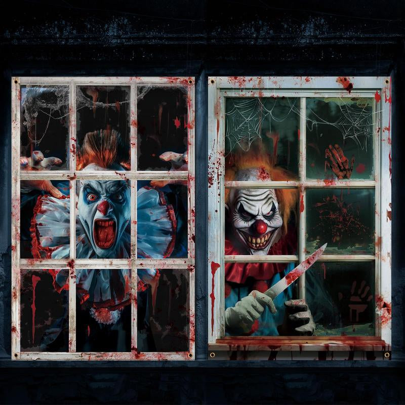 Halloween Curtain Decor