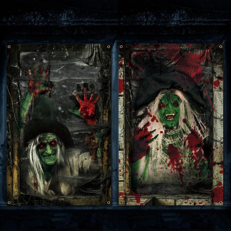 Halloween Curtain Decor