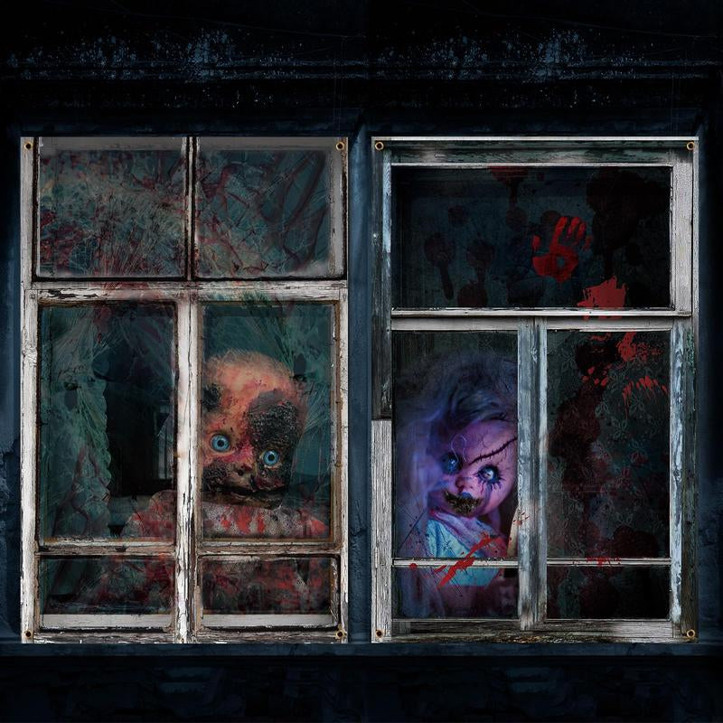 Halloween Curtain Decor