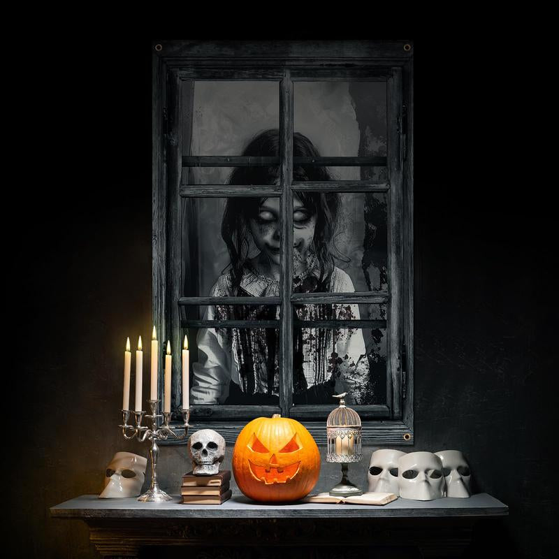 Halloween Curtain Decor