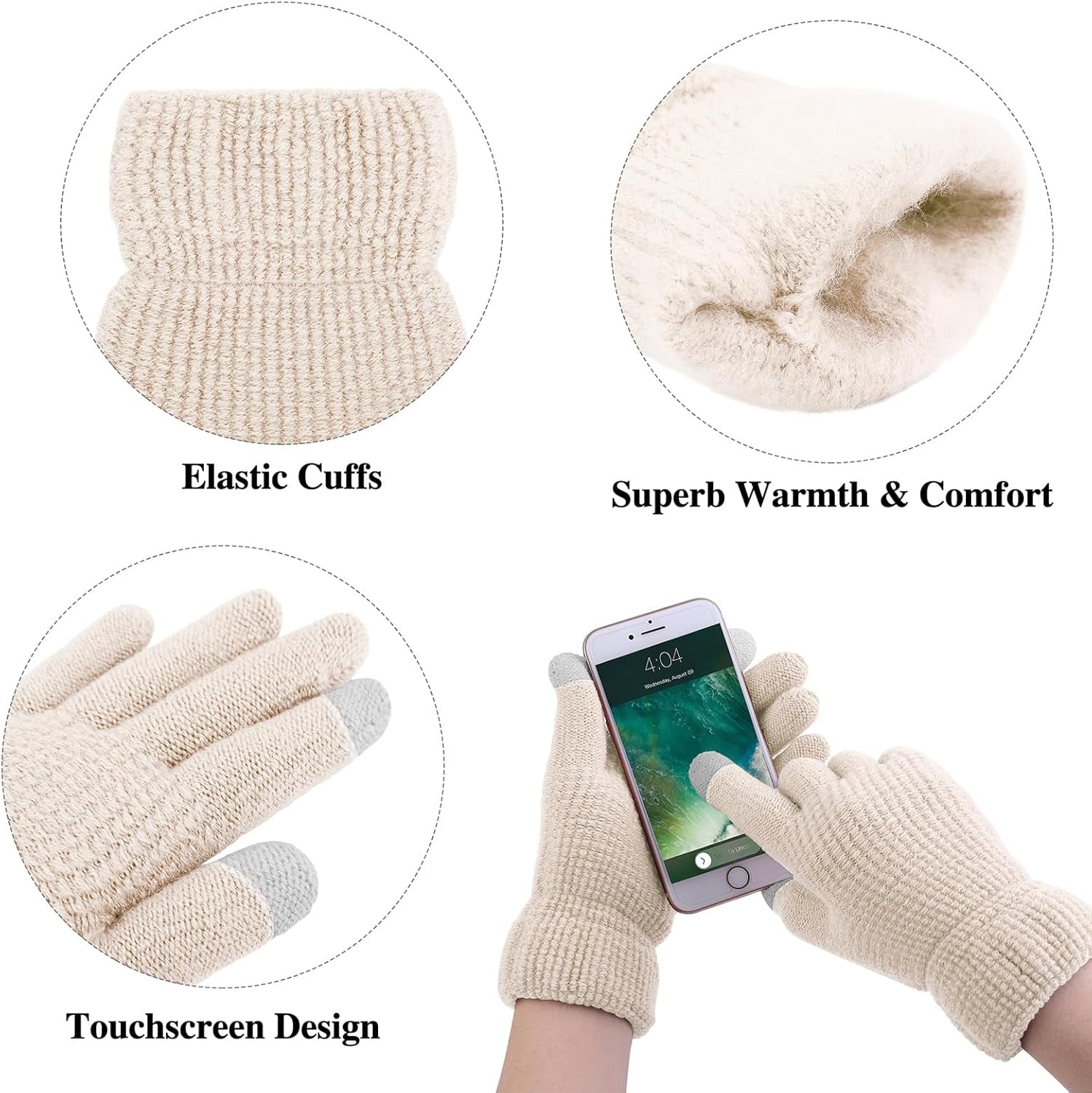 Womens Winter Fur Set