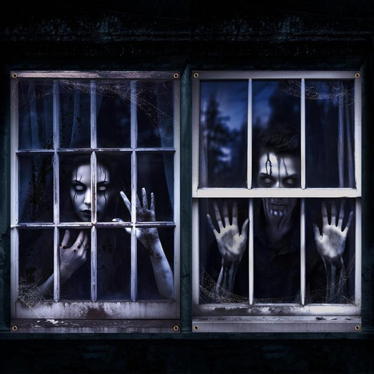 Halloween Curtain Decor
