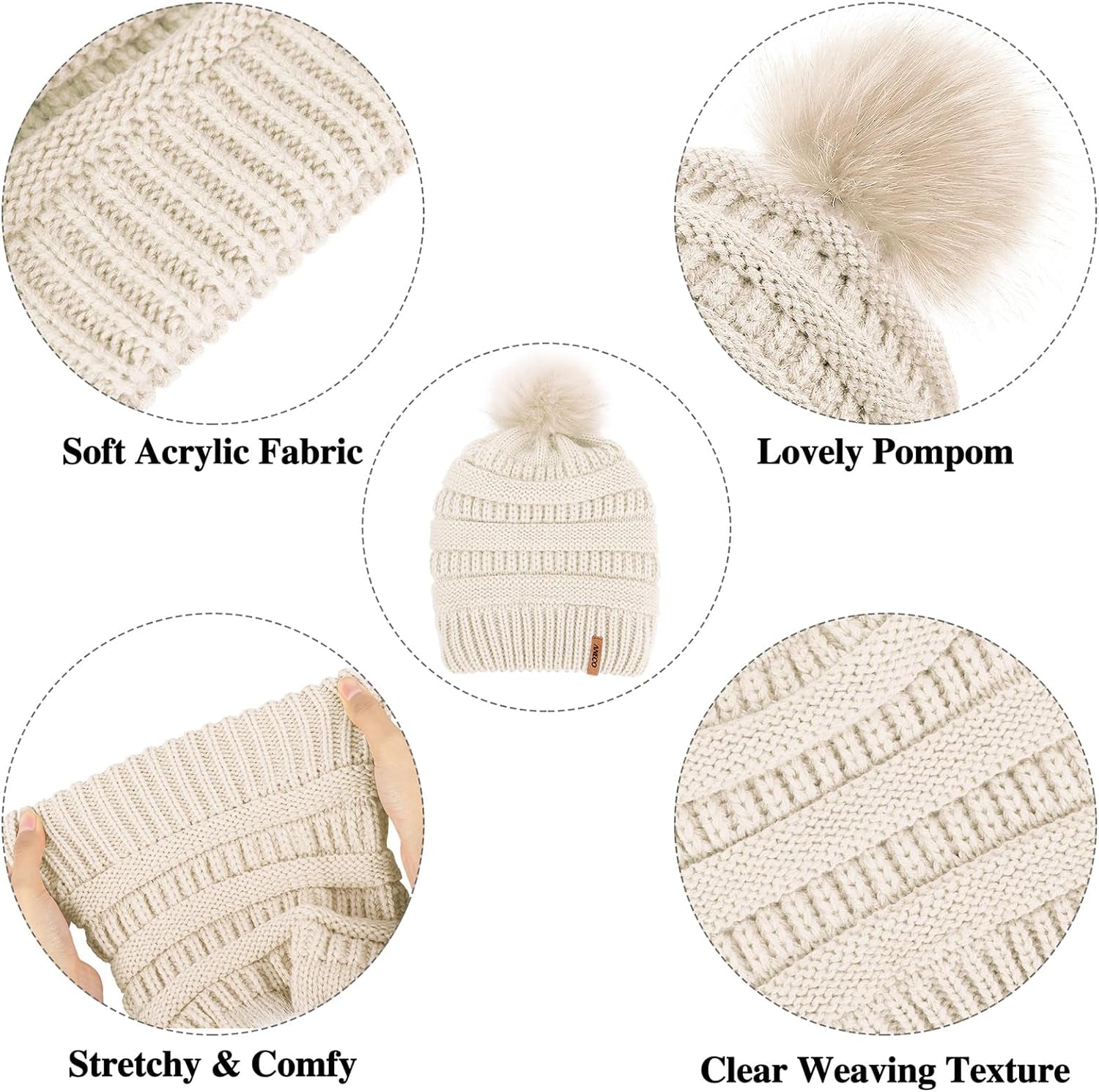 Womens Winter Fur Set