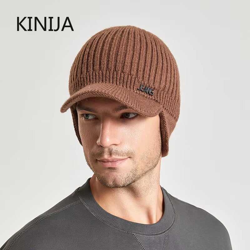 Knitted Winter Hat With Ear Protection