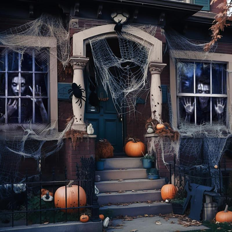 Halloween Curtain Decor