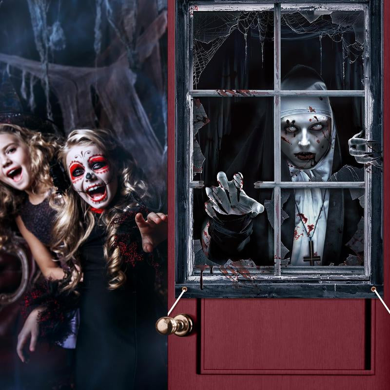 Halloween Curtain Decor