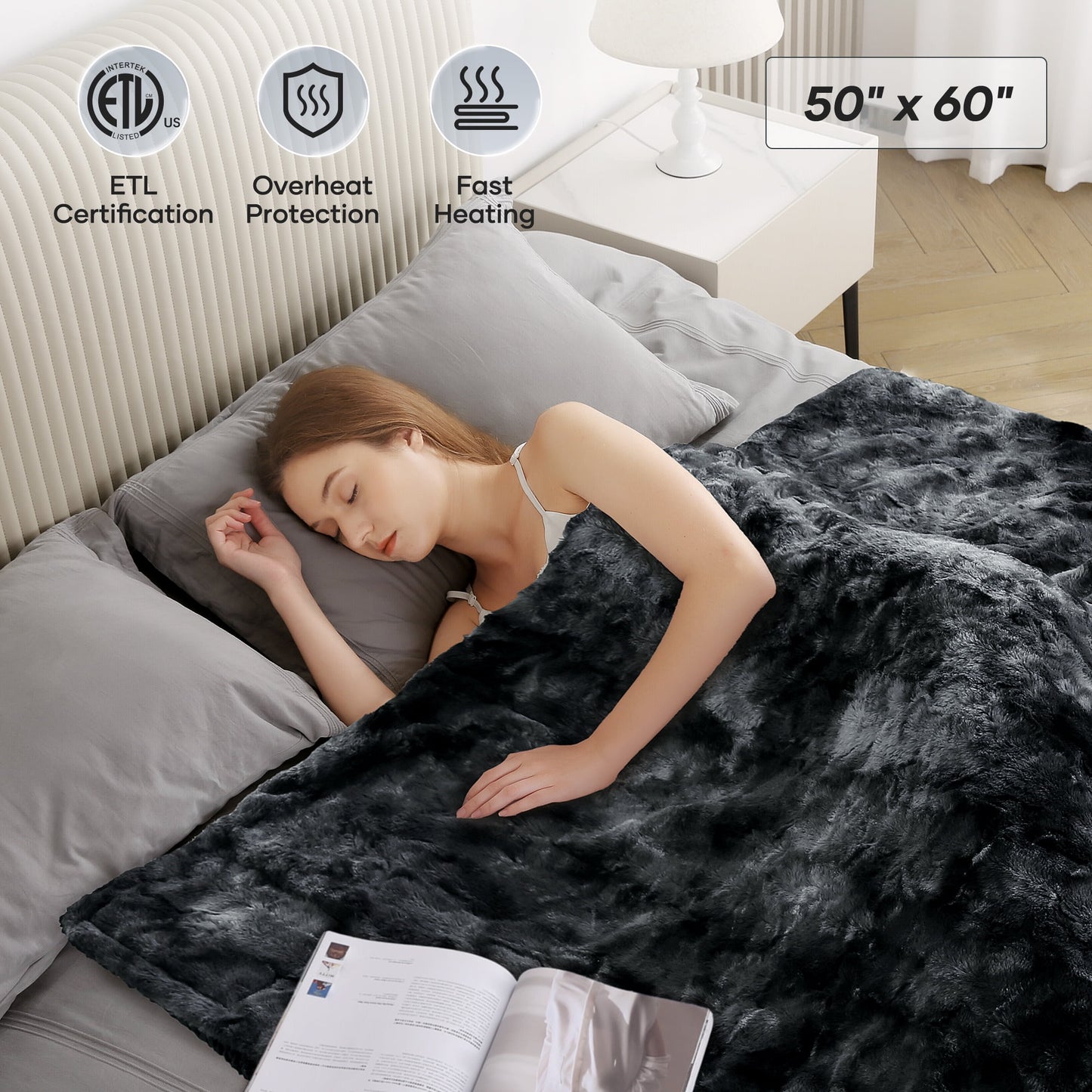 Machine Washable Heated Blanket