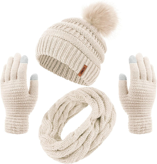 Womens Winter Fur Set