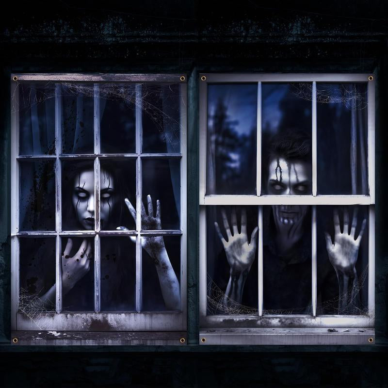 Halloween Curtain Decor