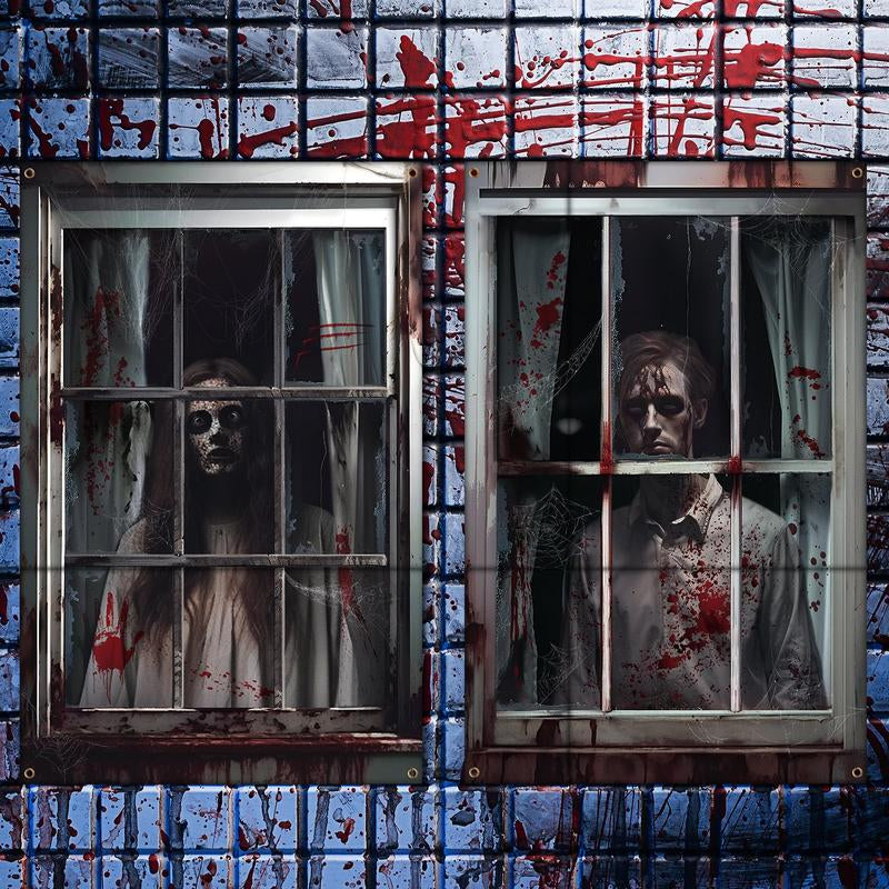 Halloween Curtain Decor